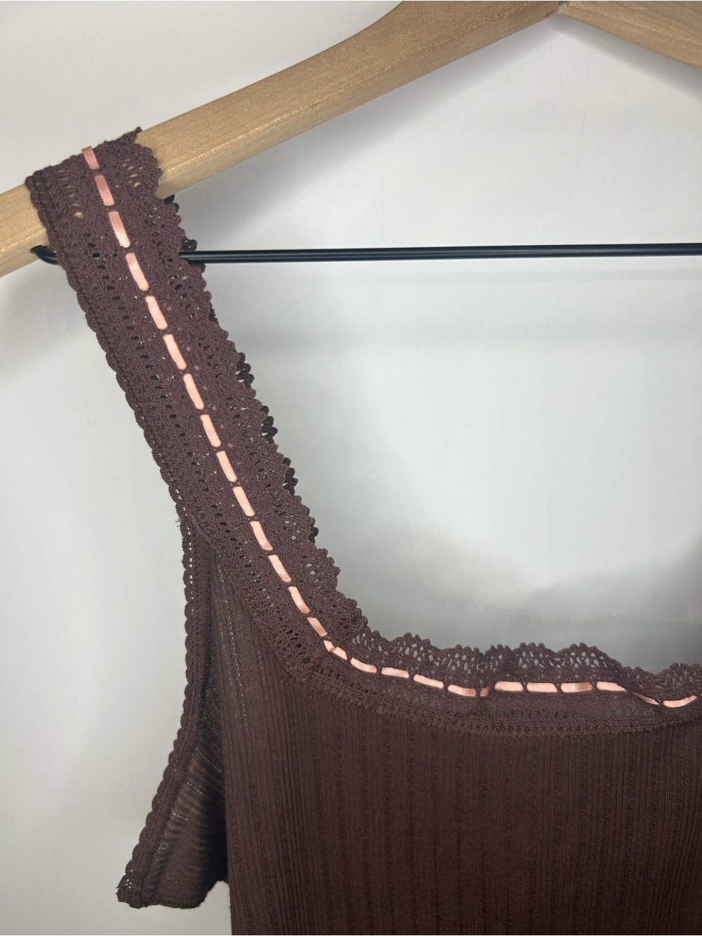 *NWT* Intimately Free People Only You Tank in French Roast, Size Large - Picture 5 of 9